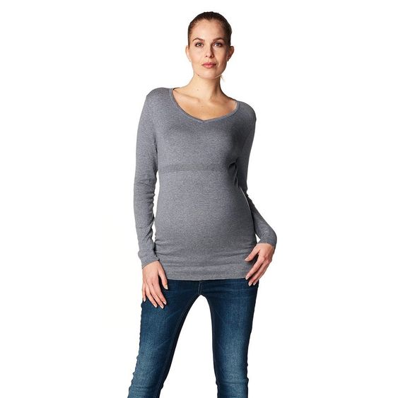 Esprit Pullover Feinstrick - Hellgrau - Gr. S