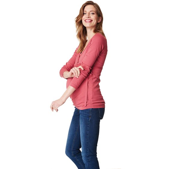 Esprit Pullover mit Stillfunktion - Rot - Gr. S