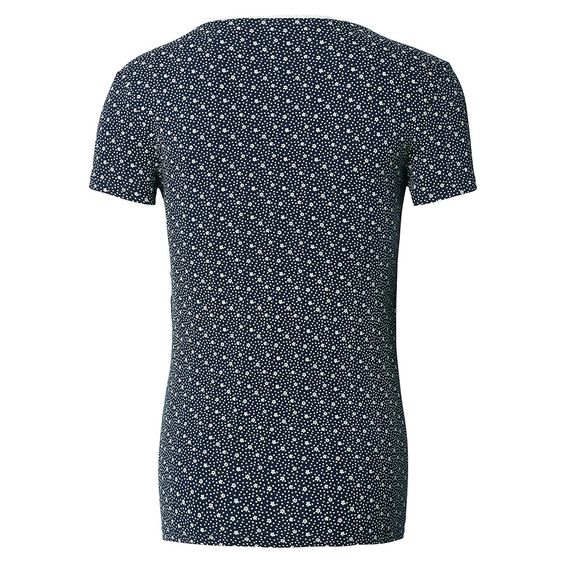 Esprit T-Shirt mit Stillfunktion - Blumen Dunkelblau - Gr. S