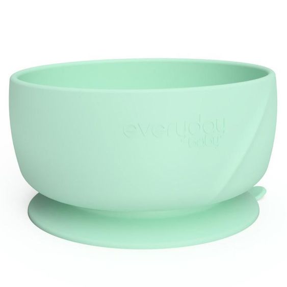 Everyday Baby Silikon-Esslernschüssel mit Saugfuß - Mint Green
