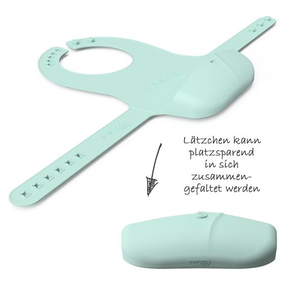 Everyday Baby Silikon-Lätzchen faltbar - Mint Green