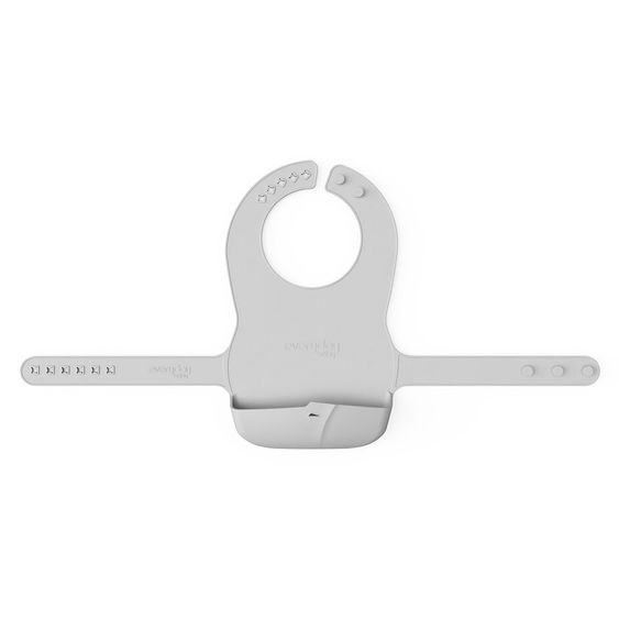 Everyday Baby Silikon-Lätzchen faltbar - Quiet Grey
