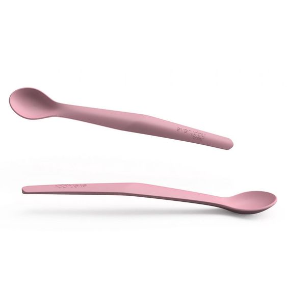 Everyday Baby Silicone Spoon 2 Pack - Purple Rose