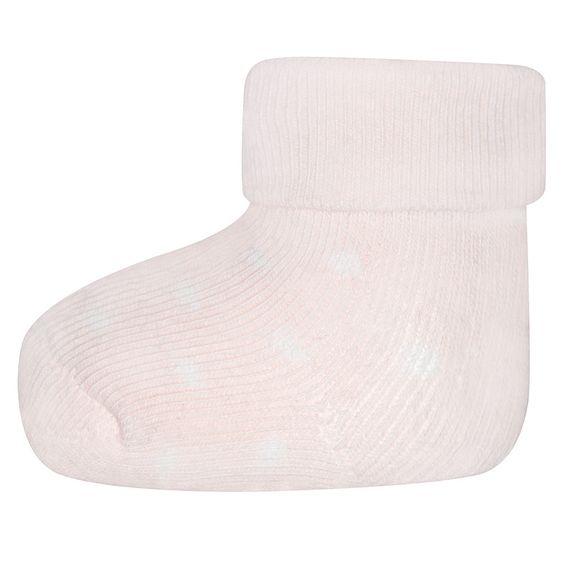 Ewers Erstlingssocken 3er Pack - Blümchen - Rosa - Gr. 0 - 4 Monate