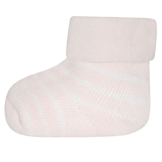 Ewers Erstlingssocken 3er Pack - Blümchen - Rosa - Gr. 0 - 4 Monate