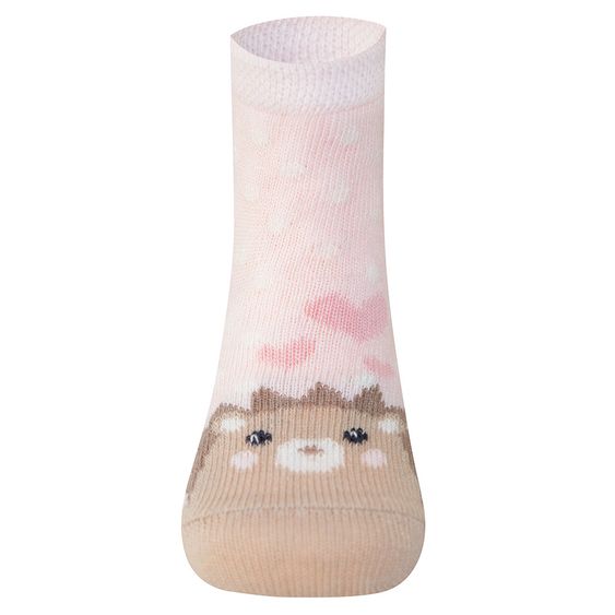 Ewers Socken 2er Pack - Igel Hellrosa - Gr. 16/17
