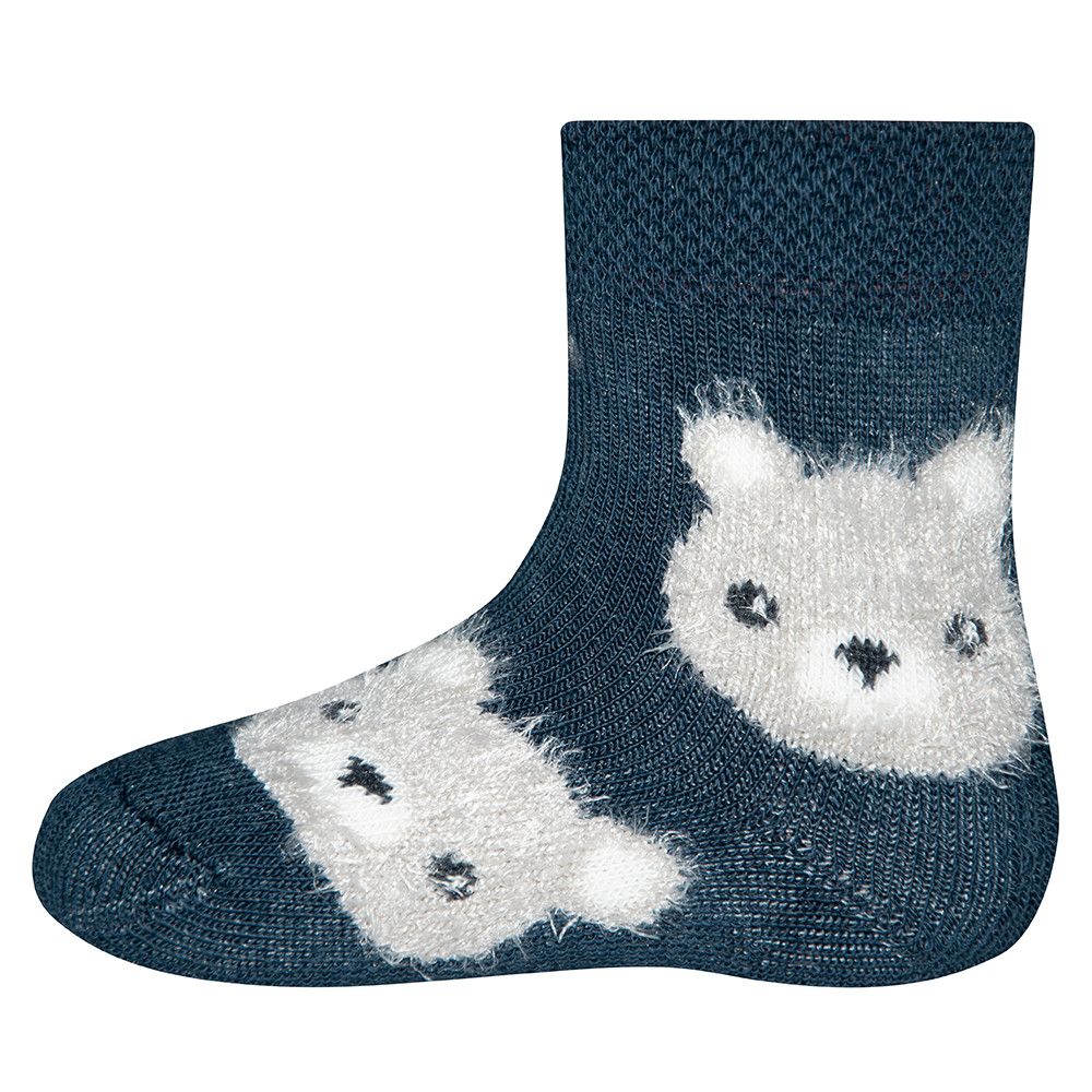 Ewers Socken Bären - Dunkelblau - Gr. 16-17