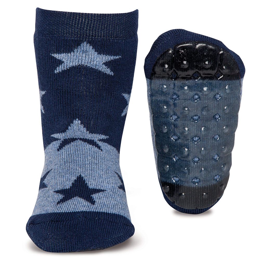Ewers Socken Stoppi - Sterne Blau - Gr. 19-20