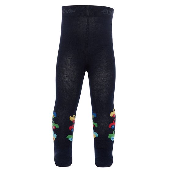 Ewers Strumpfhose - Autos Navy - Gr. 62