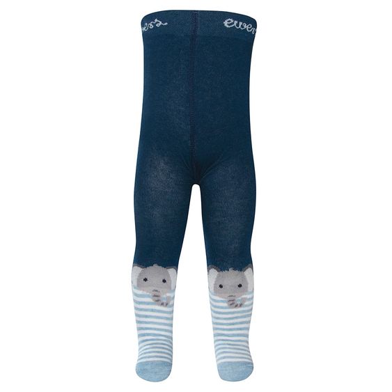 Ewers Strumpfhose Elefant - Dunkelblau - Gr. 74