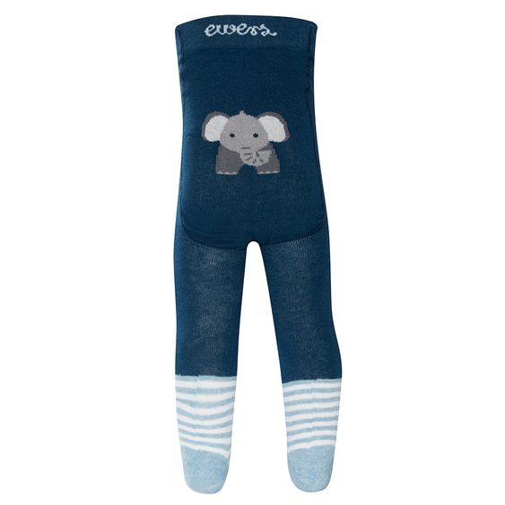 Ewers Strumpfhose Elefant - Dunkelblau - Gr. 74