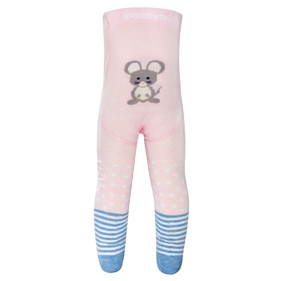 Ewers Strumpfhose Maus - Rosa Blau - Gr. 74