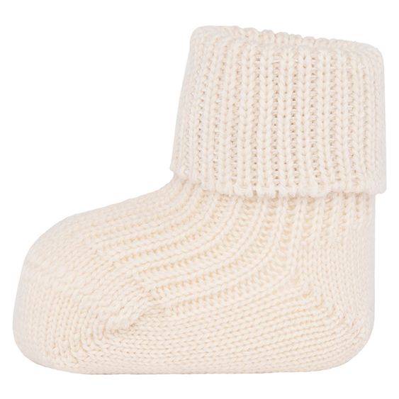 Ewers Woll-Socken - Beige - Gr. 16/17