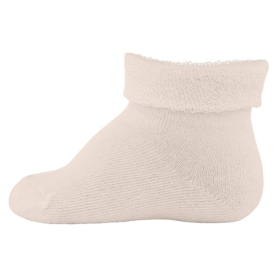 Ewers Wollsocken Wolly mit Umschlag - Natur - Gr. 17-18