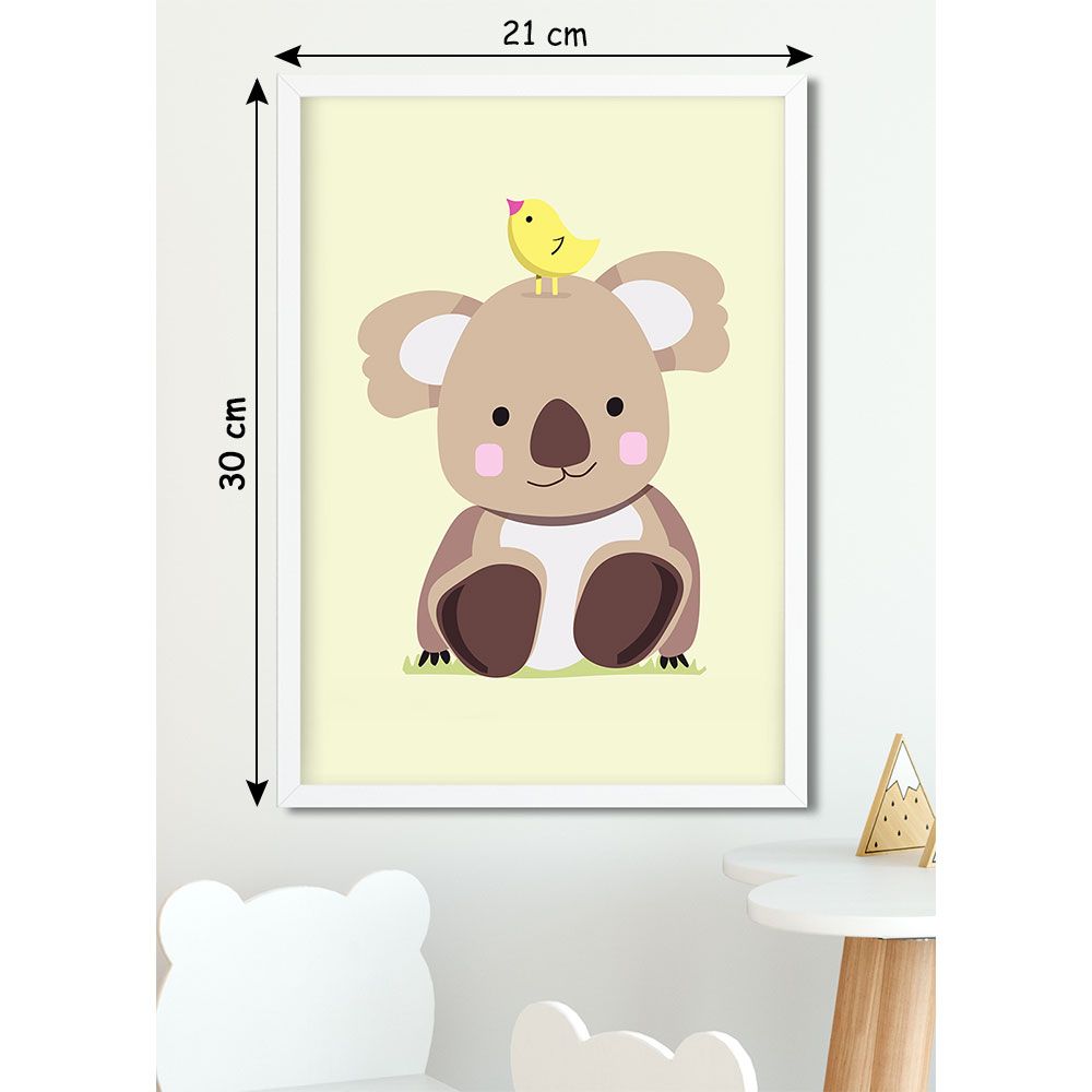 Fabeltal Kinderzimmer-Bild Karl Koala - A4