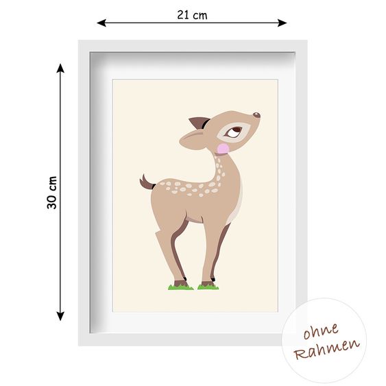 Fabeltal Kinderzimmer-Bild Little Lilly - A4