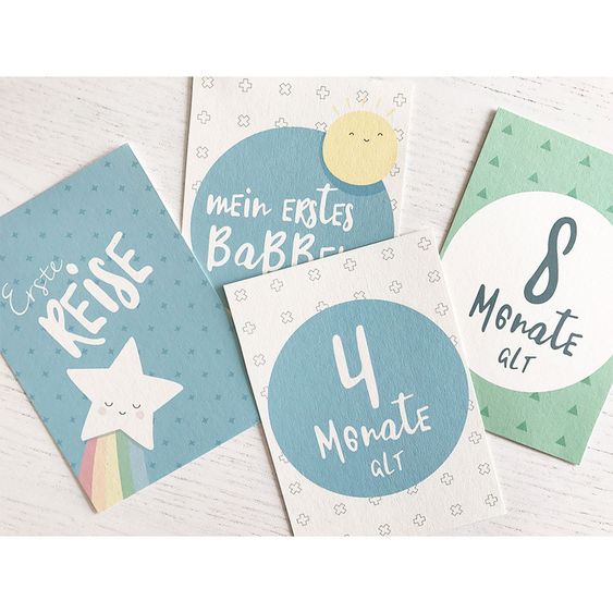 Fabeltal Meilensteinkarten-Set (28 Karten) - Jungs