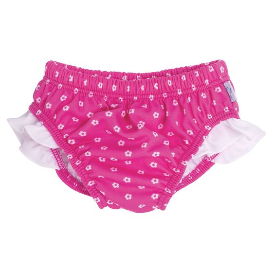 Fashy Bade-Windelhose - Blümchen Pink - Gr. 62/68