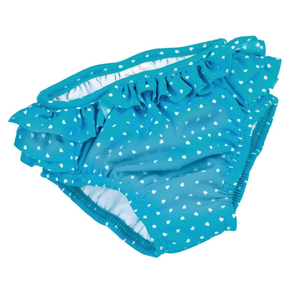 Fashy Bade-Windelhose - Herzchen Blau - Gr. 62/68