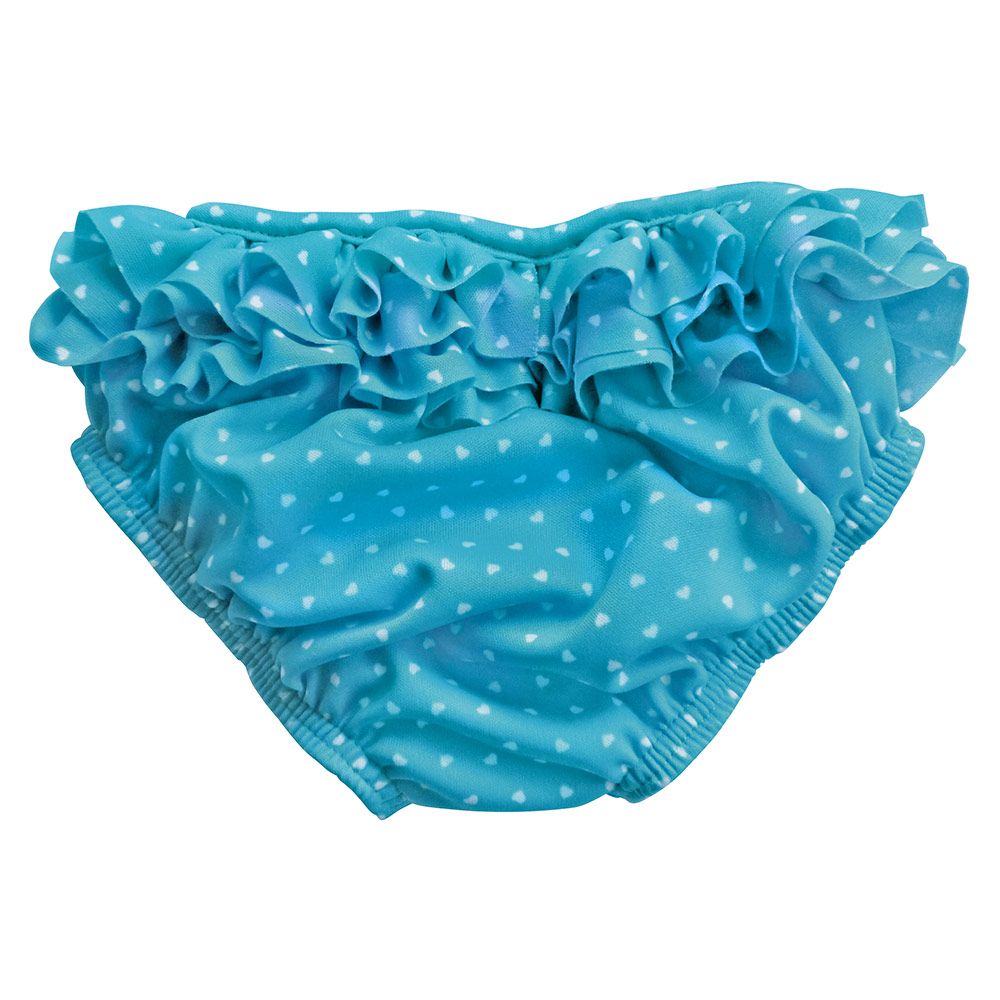 Fashy Bade-Windelhose - Herzchen Blau - Gr. 62/68