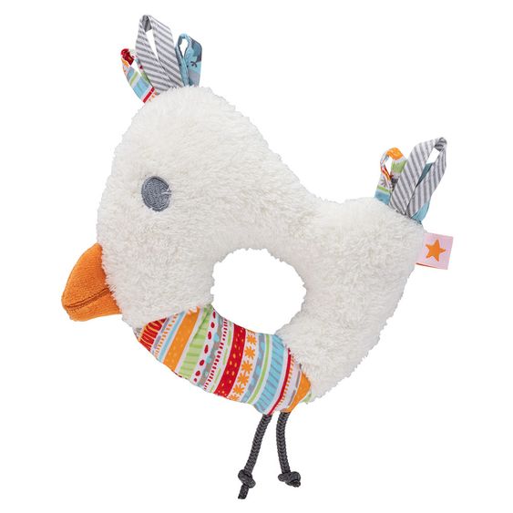 Fashy Greifling mit Rassel - Vogel