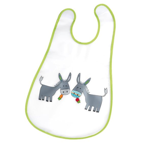 Fashy Klett-Lätzchen 2er Pack XXL - Esel