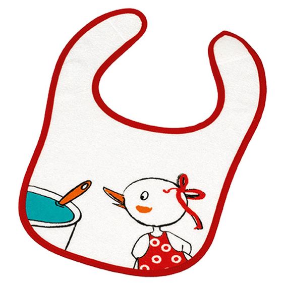 Fashy Klett-Lätzchen Frottee 5er Pack - Enten