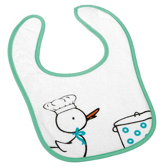 Fashy Klett-Lätzchen Frottee 5er Pack - Enten