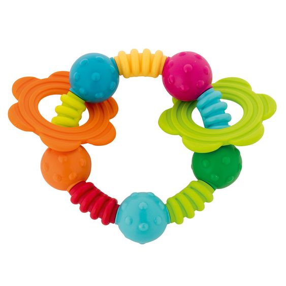 Fashy Ring-Rassel mit beweglichen Elementen - Blume