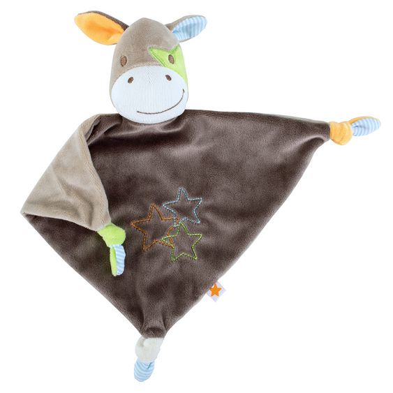 Fashy Schnuffeltuch mit Glöckchen - Esel
