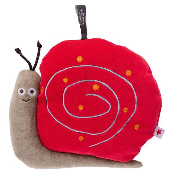 Fashy Wärmekissen mit Kirschkern-Füllung 23x20 cm - Schnecke