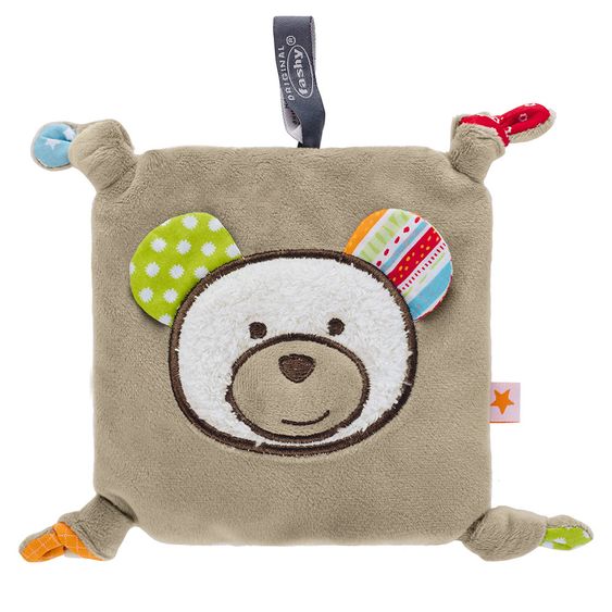 Fashy Wärmekissen mit Rapsfüllung 15x15 cm - Bär