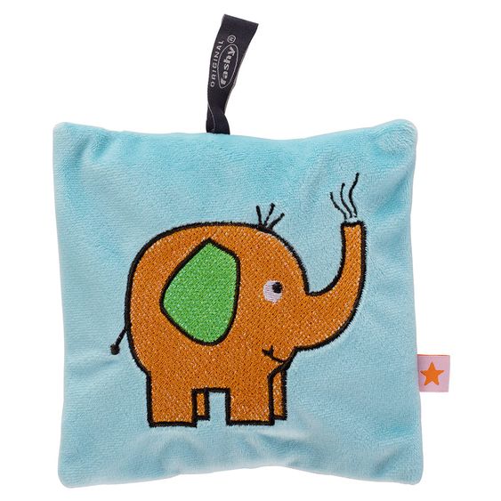 Fashy Wärmekissen mit Rapssamen-Füllung 14x14 cm - Elefant