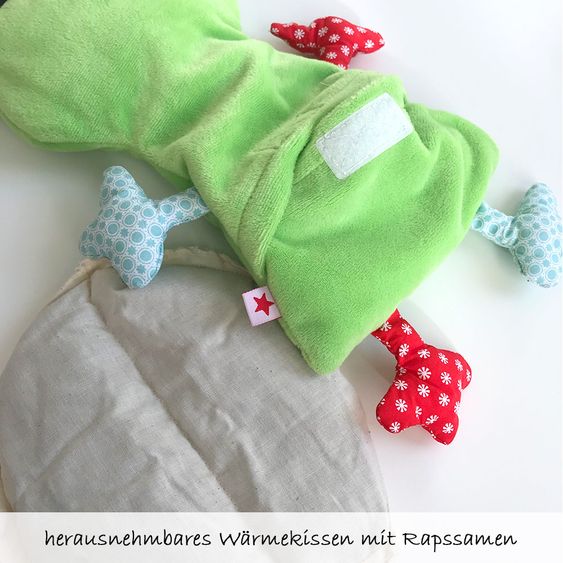Fashy Wärmetier mit Rapssamen-Füllung 32x21 cm - Frosch Funny