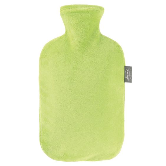 Fashy Wärmflasche 2,0 L mit Kuschelbezug - Mint