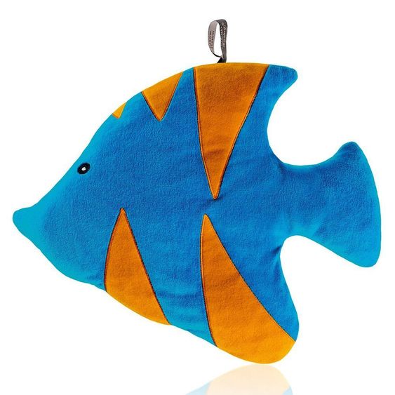Fashy Wärmflasche & Kuscheltier 2 in 1 Fisch 0,8 l