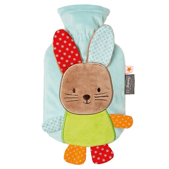 Fashy Wärmflasche mit Flauschbezug 0,8 l - Hase Holly