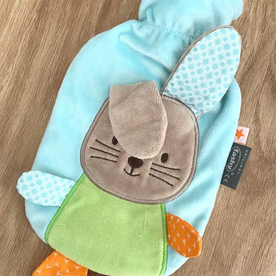 Fashy Wärmflasche mit Flauschbezug 0,8 l - Hase Holly