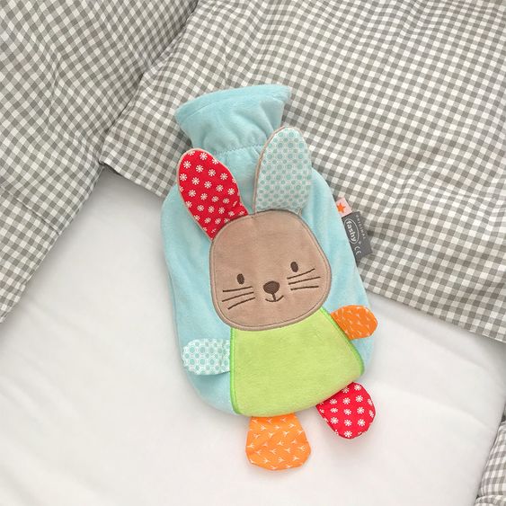 Fashy Wärmflasche mit Flauschbezug 0,8 l - Hase Holly