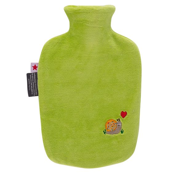 Fashy Wärmflasche mit Flauschbezug 0,8 l - Schnecke