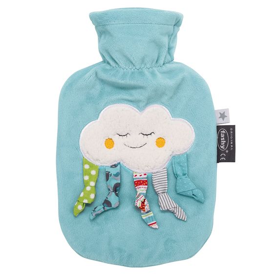 Fashy Wärmflasche mit Flauschbezug 0,8 l - Wolke