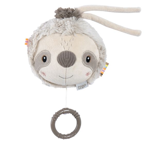 Fehn 3-tlg. Geschenk-Set zur Geburt Schmusetuch, Spieluhr & Greifling - Faultier