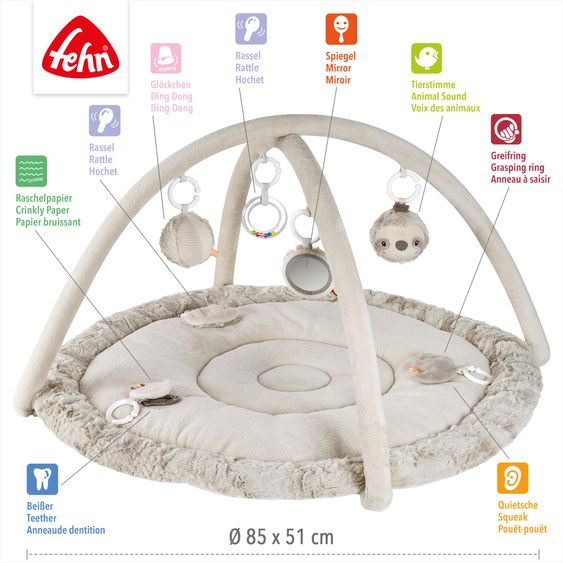 Fehn 3D Activity-Decke - Faultier