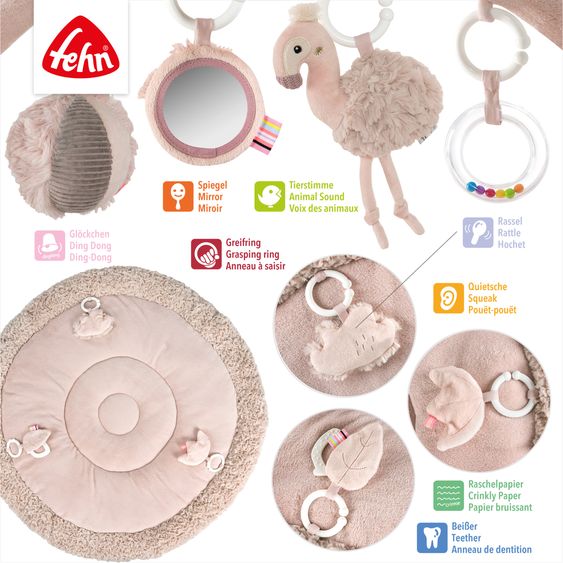 Fehn Coperta 3D per attività - Fenicottero