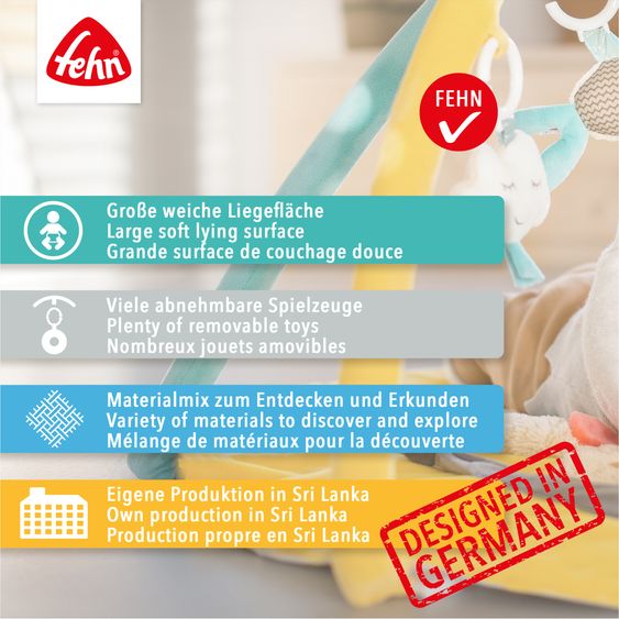 Fehn Coperta 3D per attività - Fenicottero