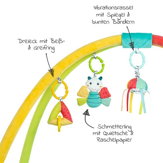Fehn 3D Activity-Decke Koala - DoBabyDoo + GRATIS Schlafanzug & Knistertier NATUR aus Bio-Baumwolle
