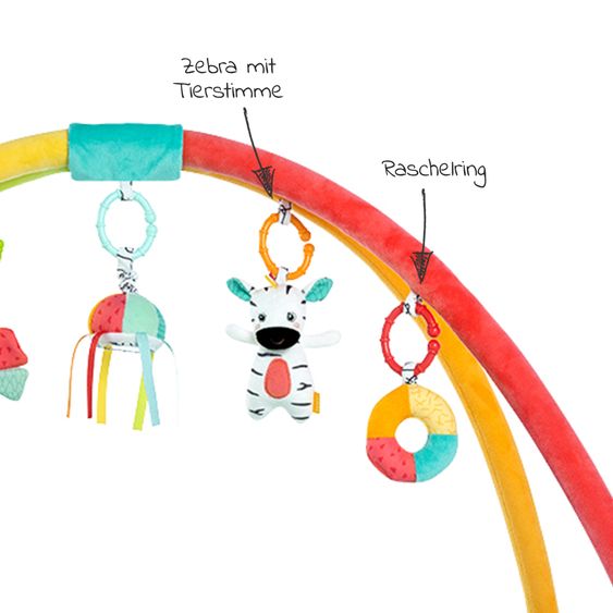 Fehn 3D Activity-Decke Koala - DoBabyDoo + GRATIS Schlafanzug & Knistertier NATUR aus Bio-Baumwolle