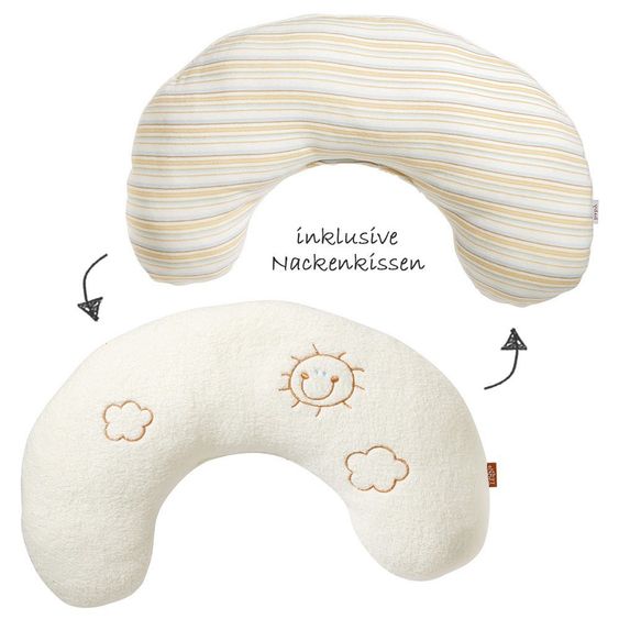 Fehn 3D Activity-Decke Schaf - Baby Love + GRATIS Schlafanzug & Knistertier NATUR aus Bio-Baumwolle