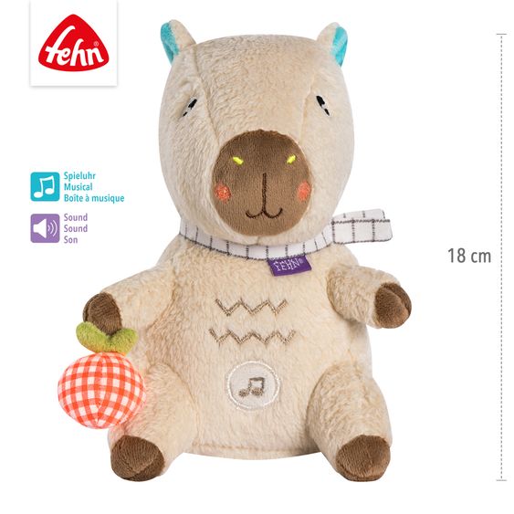 Fehn Aide À L’Endormissement / Boîte À Musique 18 Cm - Capybara