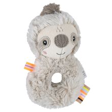 Grasping toy with rattle - sloth
